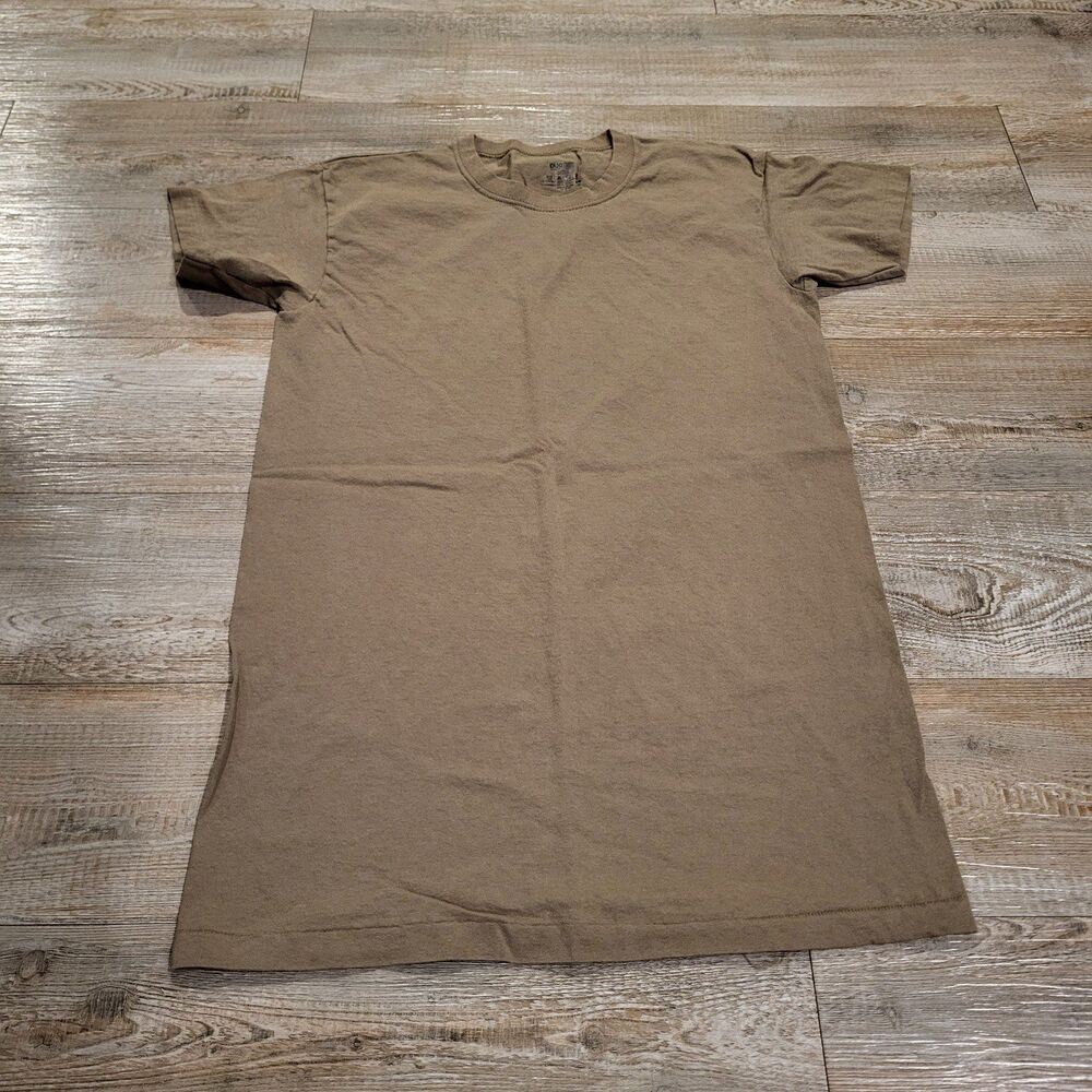 DUKE Athletic Army Air Force  Military Uniform Poly Cotton Tee Shirt Men's Small